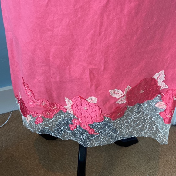 Muse slip dress - linen with appilique bottom- brand new, size 10 - Picture 5 of 7